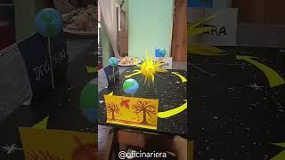 Maqueta sobre las estaciones del año. #maquetas #maquetaescolar #estacionesdelaño