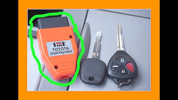 How to program a car key Toyota smart keymaker Camry Corolla @elchanojose