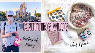 Knitting Vlog | Travel Knitting and Knitting at Disney | Knitty Natty