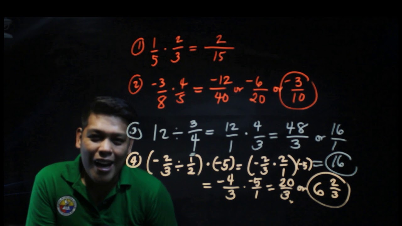 FRACTIONS|Adding,Subtracting,Multiplying and Dividing - YouTube