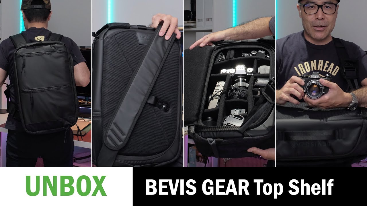 Best Camera Bag in the World? The Top Shelf by BEVISGEAR - YouTube