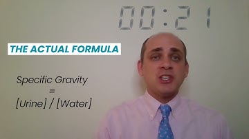 The Awesome Nursing Tutor Explains Urine Specific Gravity in 30 Seconds