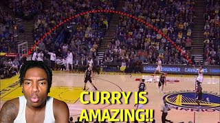 REACTING TO Stephen Curry threes but they get increasingly more ridiculous!!