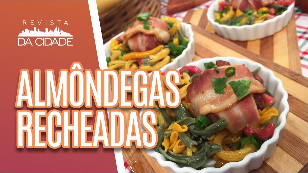 ALMÔNDEGAS RECHEADAS REVISTA DA CIDADE (27/09/18)