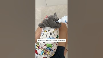 The Secret to Easy Cat Nail Trimming: Anti-Scratch Restraint Wrap