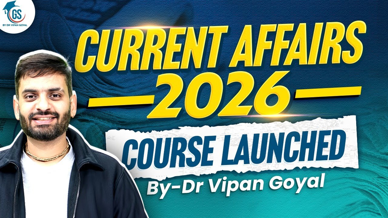 Current Affairs 2026 Course Launched | Know All About It | StudyIQ IAS ...