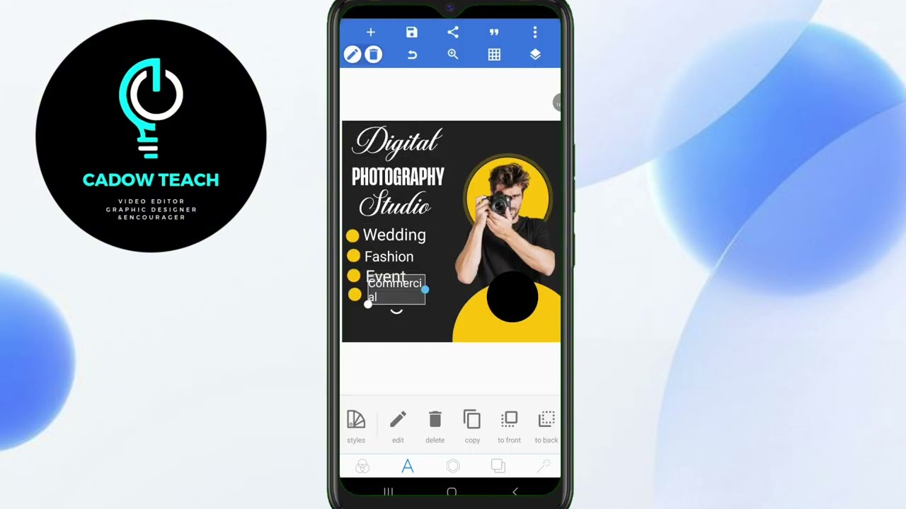 Cashirka 21aad sida loo sameyo poster design qurux badan application ka pixellab design