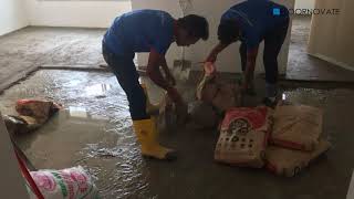 HDB BTO Cement Screed