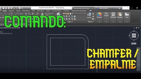 COMANDO BASICOS EMPALME CHAMFER // AUTOCAD DESDE CERO