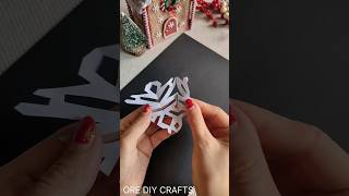Christmas Origami Snowflake Tutorial - How to make paper snowflake - DIY @ore-diycrafts
