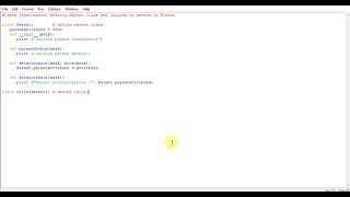 Class Inheritance Defining Parent Class and Calling of method in Python Wealth