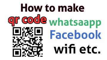 How To Create Qr Code For WiFi , Instagram, Facebook & Whatsapp Etc
