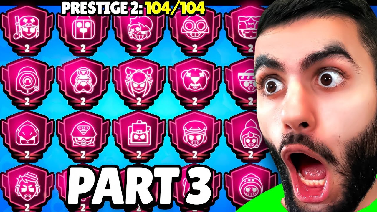 ALLE BRAWLER auf PRESTIGE 2 in BRAWL STARS! (Part 3)