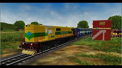 MSTS Indian Railways 19402 Lucknow Ahmedabad Weekly Express