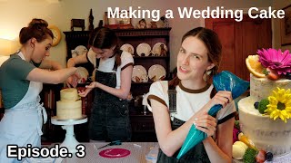 MAKING A WEDDING CAKE//Grackle Tries-Episode 3