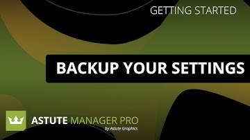 How to backup your Adobe Illustrator preferences and settings with Astute Manager Pro