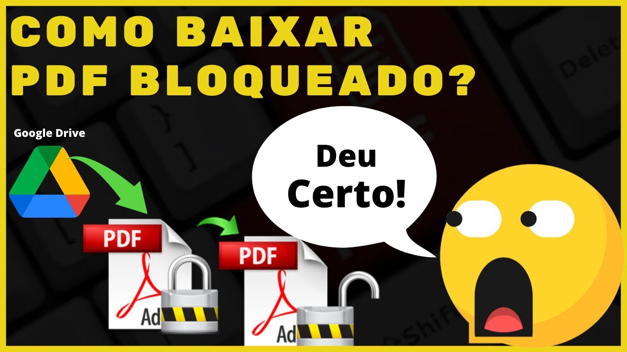 Como baixar pdf bloqueado no google drive ativar para download youtube