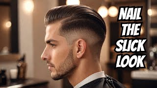 Longer Slick Back Haircut Tutorial  TheSalonGuy