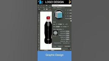 3D Coke Design Illustrator Tutorial #shorts