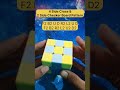 4 Side Cross Pattern || 2 Side Checker Board Pattern || 3x3 #rubikscube || #Pattern