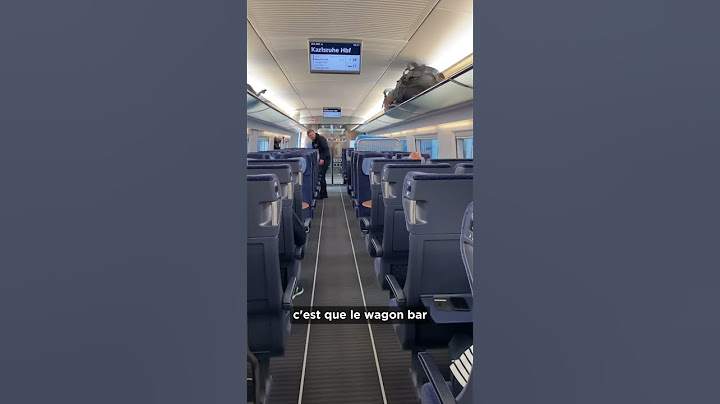 Je vous emmène voir à quoi ressemble l’ICE, le « tgv allemand » #trains #ice #ferroviaire