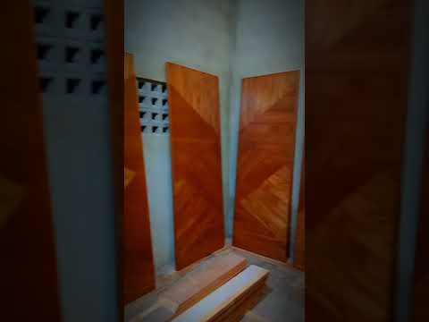 Video: Mahogany veneer interior doors