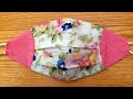 (NEW STYLE) Face Mask|No Sewing Machine Required|Make Fabric Face Mask At Home.