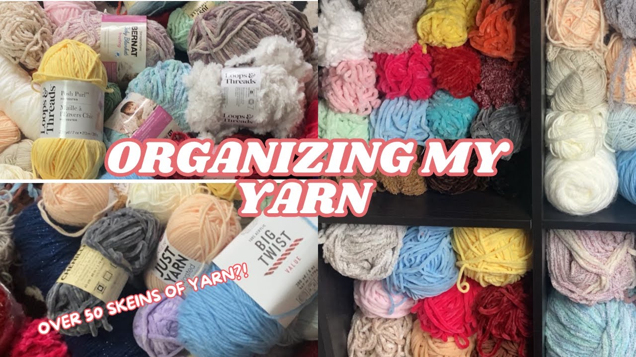 Навожу порядок в своих огромных запасах пряжи и избавляюсь от ненужных вещей 🧶Преображение до и п...