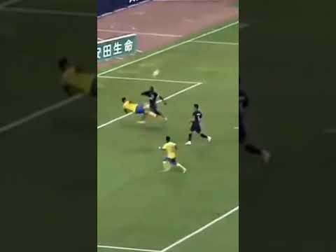 رونالدو اول دبل كيك معه النصر 