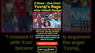 Yuvraj Singh’s 6 Sixes in 1 Over | T20 World Cup 2007 | Flintoff to Broad | #shorts #CricketHistory