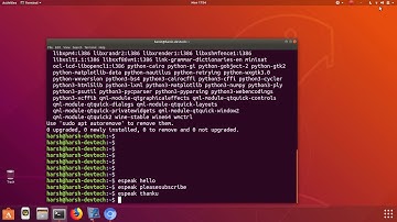 How To Install Espeak In Ubuntu Linux