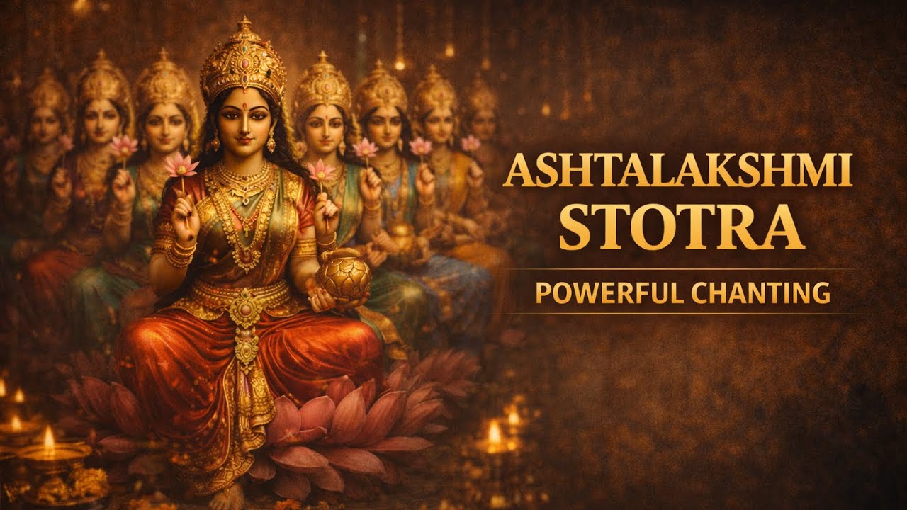Struggling with Money? Listen to Ashtalakshmi Stotram | Lakshmi Blessings for Wealth & Prosperity