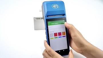 H8C 5 inch Android 11 system 4G handheld pos with printer for food ordering/bill printing