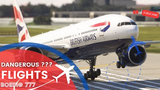 IMPOSSIBLE GIANT Aeroplane Landing!! Boeing 777 British Airways Landing at Miami Airport