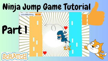 Scratch Ninja Wall Jump Game Tutorial Part 1 | scratch animation | Ninja Game | Easy steps