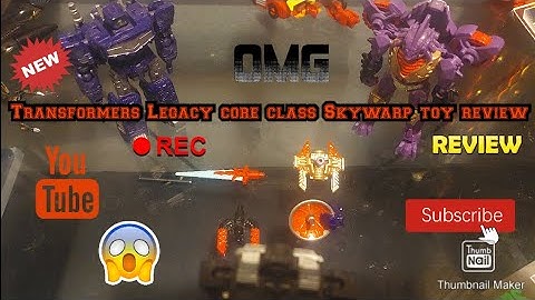 Transformers Legacy core class Skywarp Toy review