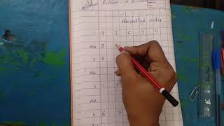 Class U.K.G Maths Ascending order.