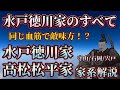 【水戸徳川家/高松松平家 他3家】水戸徳川家一門 家系解説