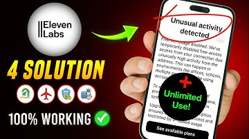 ElevenLabs Unusual activity Error FIXED! Use Unlimited Voice for FREE (100% Working)