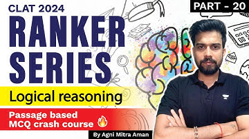 CLAT 2024 - Ranker Series | Logical Reasoning - Part 20 | CLAT 2024 | Unacademy CLAT #clat #clat2024