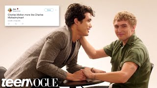 Riverdale's Charles Melton and Hart Denton Compete in a Compliment Battle | Teen Vogue