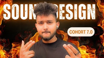 Sound Design | 4th Assignment | Cohort 7.O | @TharunSpeaks