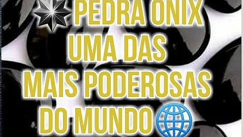 Qual é a cor da pedra ônix?