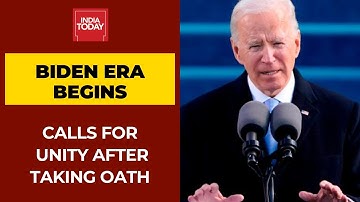 Joe Biden, Kamala Harris Take Charge Of The US; Biden Calls For Unity