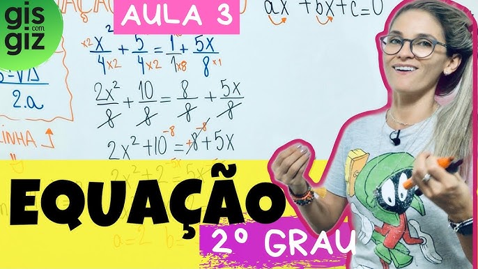 Equação do 2º grau #equacaodo2grau #bhaskara #equacao #matematica