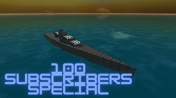 From the Depths| 100 subscribers| Timelapse of the construction of a new heavy cruiser| Part 1