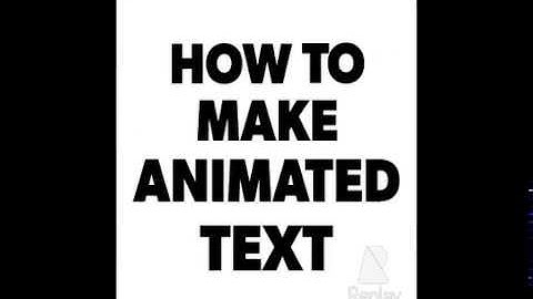 How to make animated text Using android phone