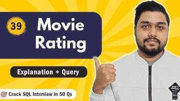 Movie Rating | Leetcode 1341 | Crack SQL Interviews in 50 Qs  #mysql #leetcode