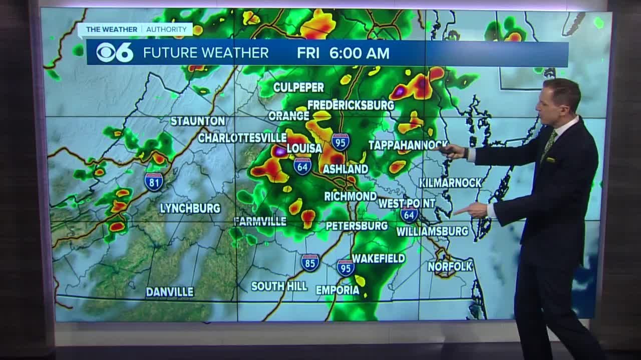 Rain chances increasing tonight into Friday - YouTube