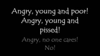 Anti Flag - Angry, Young and Poor (Lyrics)